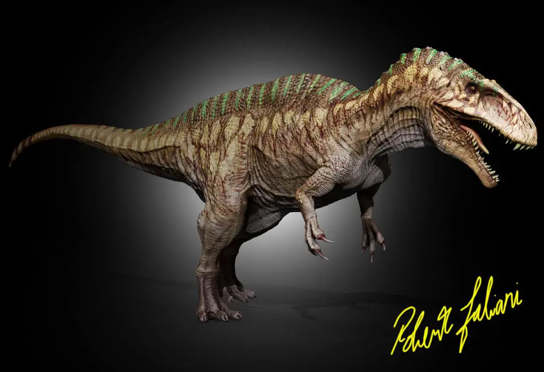 Acrocanthosaurus by Robertasaurus Fabiani