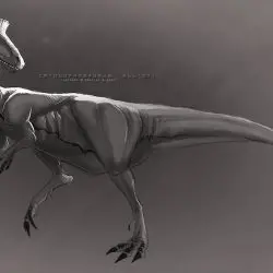 Cryolophosaurus by Pemzini