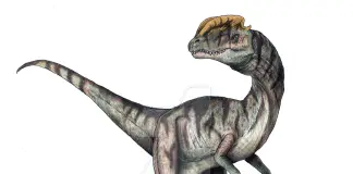 Dilophosaurus by Camus Altamirano