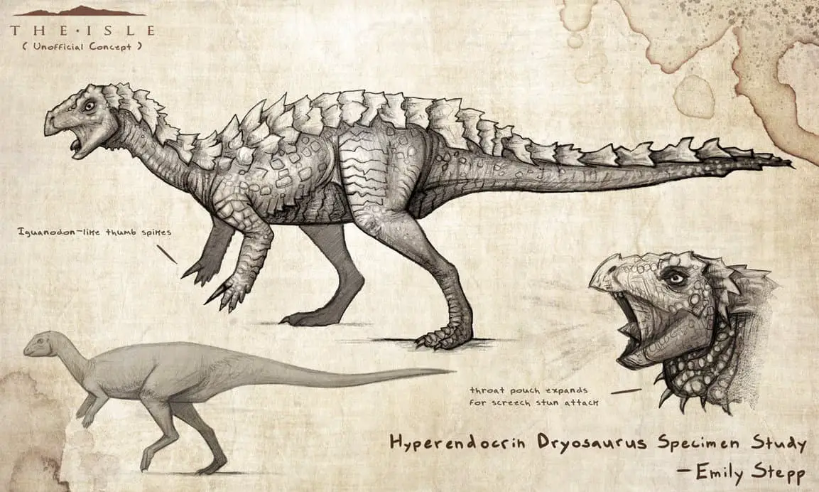 Dryosaurus by Emily Stepp